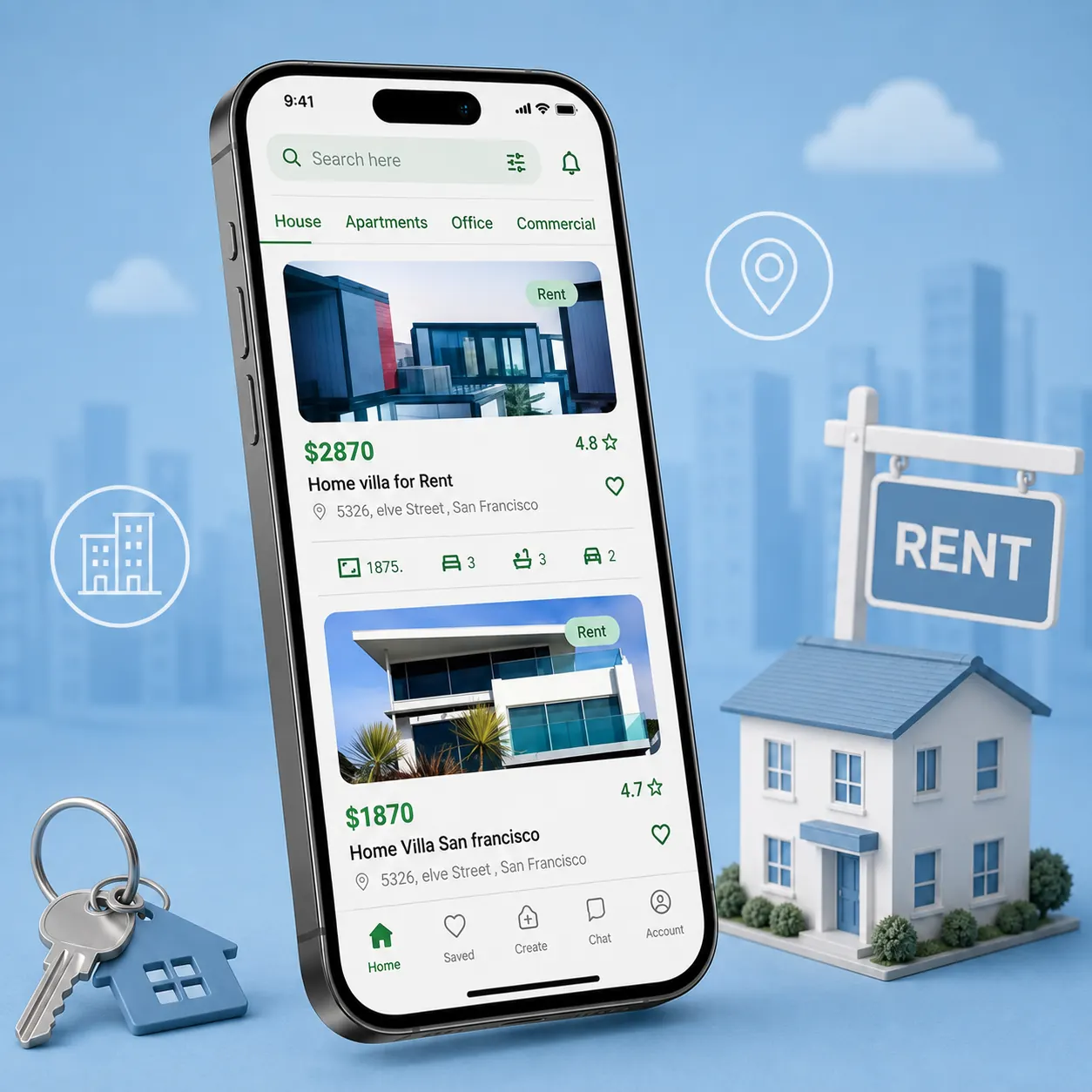 Home Renting App