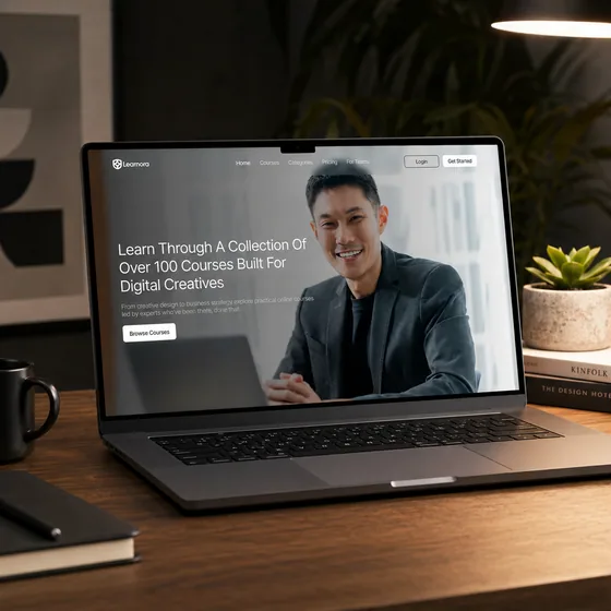 Education & Learning website design 04